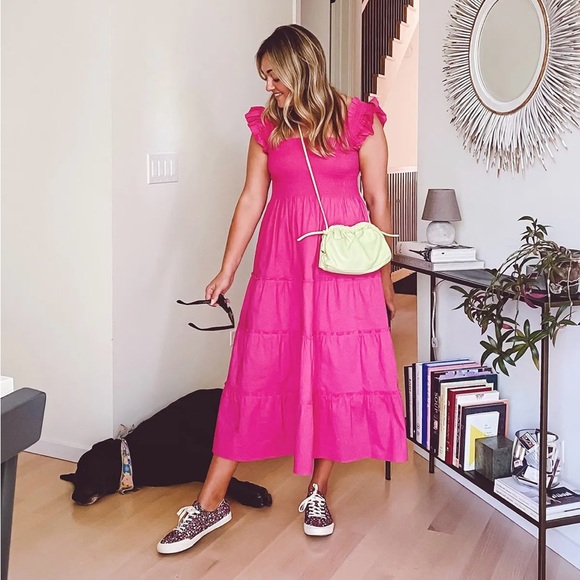 Hill House Home The Nap Dress Watermelon Color Size M - Picture 1 of 13
